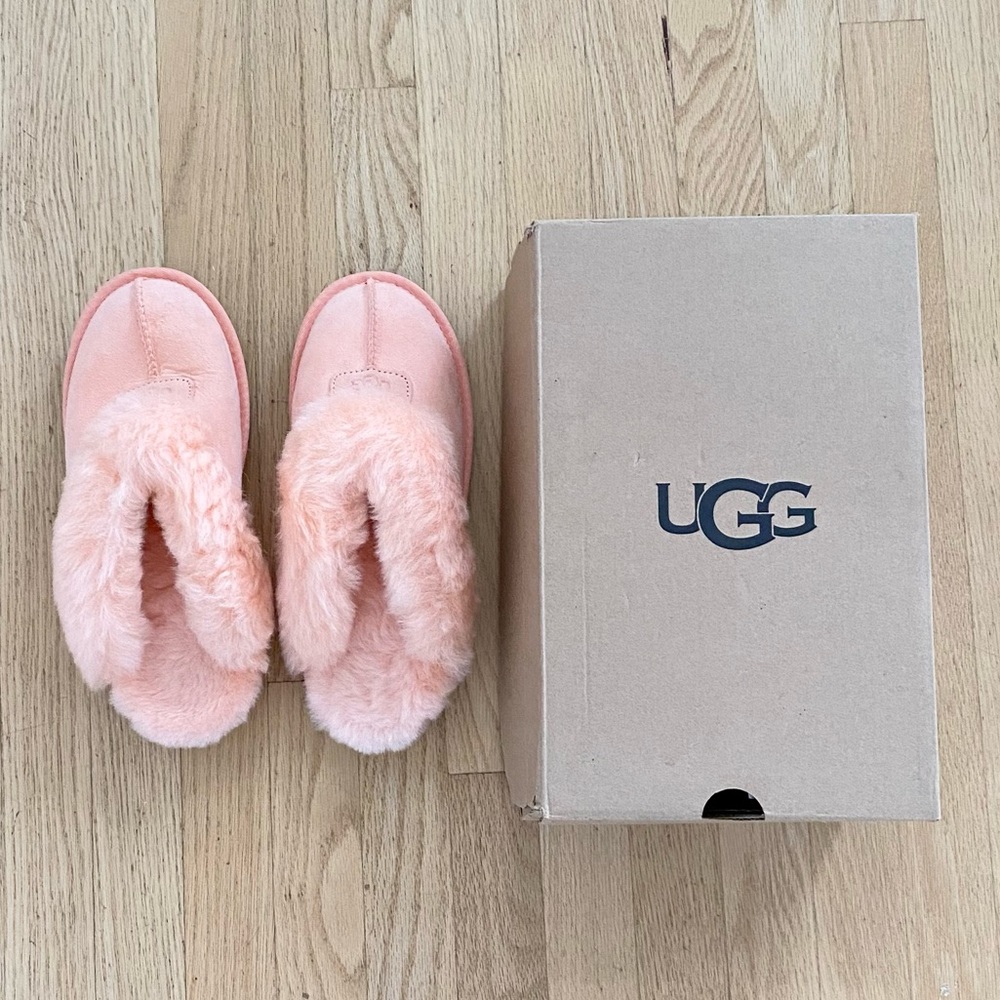 Brand new Women’s Ugg Coquette Slippers, pink, size 6
